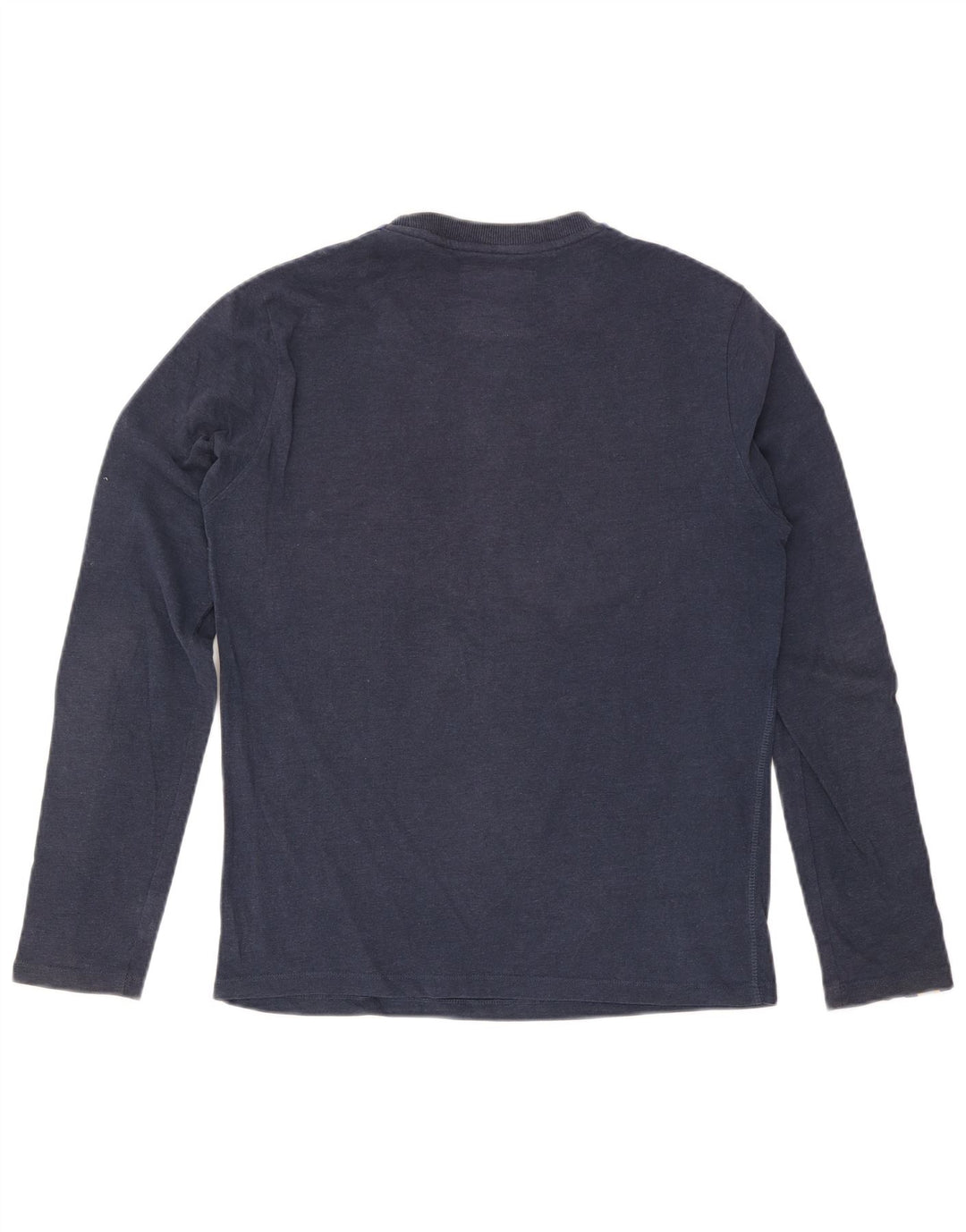 Superdry T-Shirt Graphique à Manches Longues Homme Bleu Marine Moyen