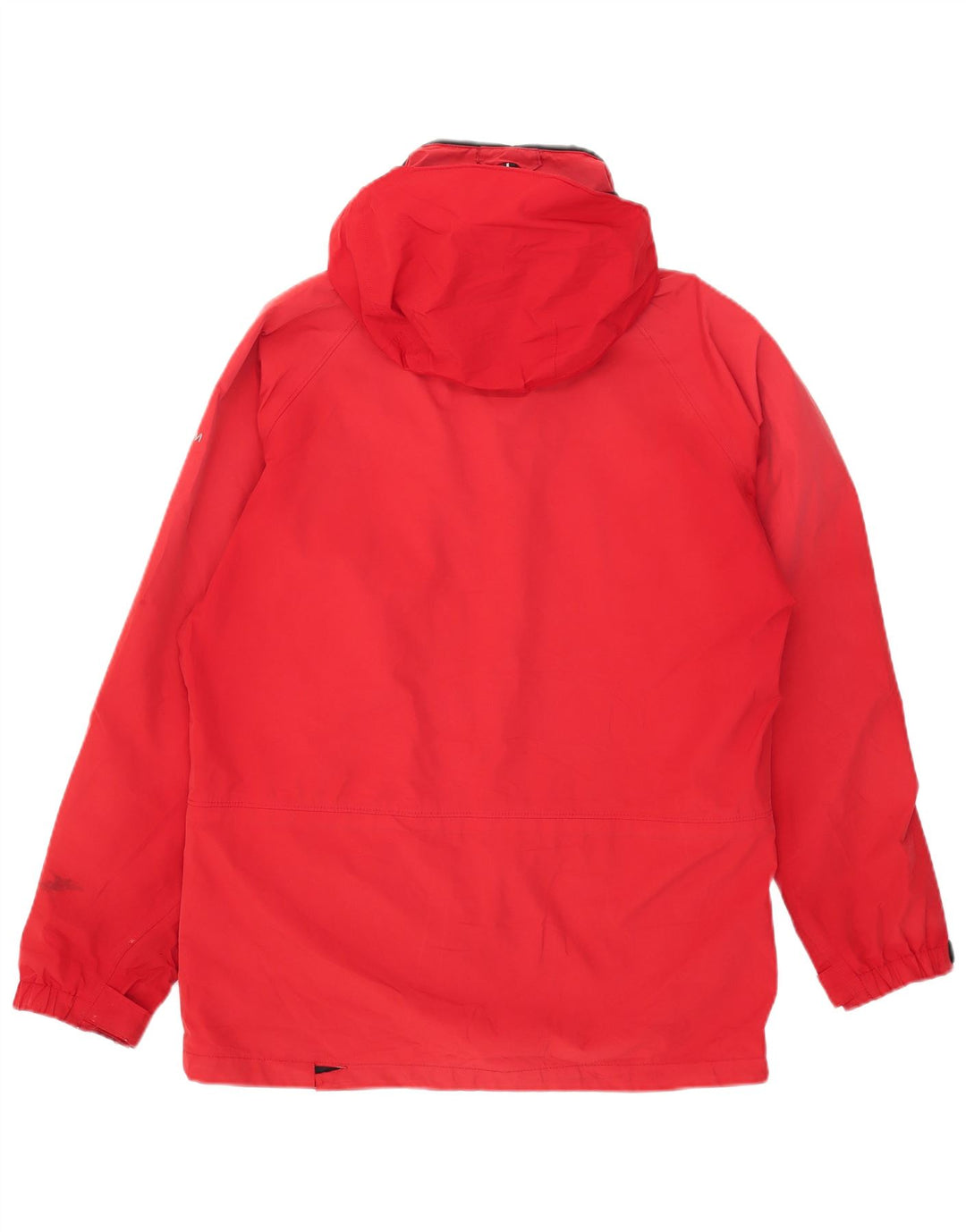 Columbia Veste de pluie à capuche Titanium pour homme UK 38 Rouge moyen Polyester