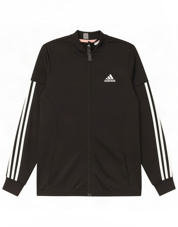 Veste de survêtement Adidas Fille 13-14 ans Noir Polyester