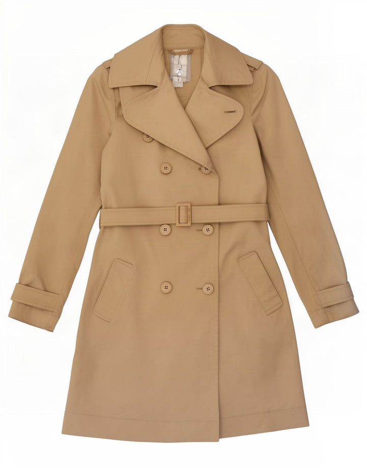 Patrizia Pepe Trench Femme IT 44 Coton Beige Moyen
