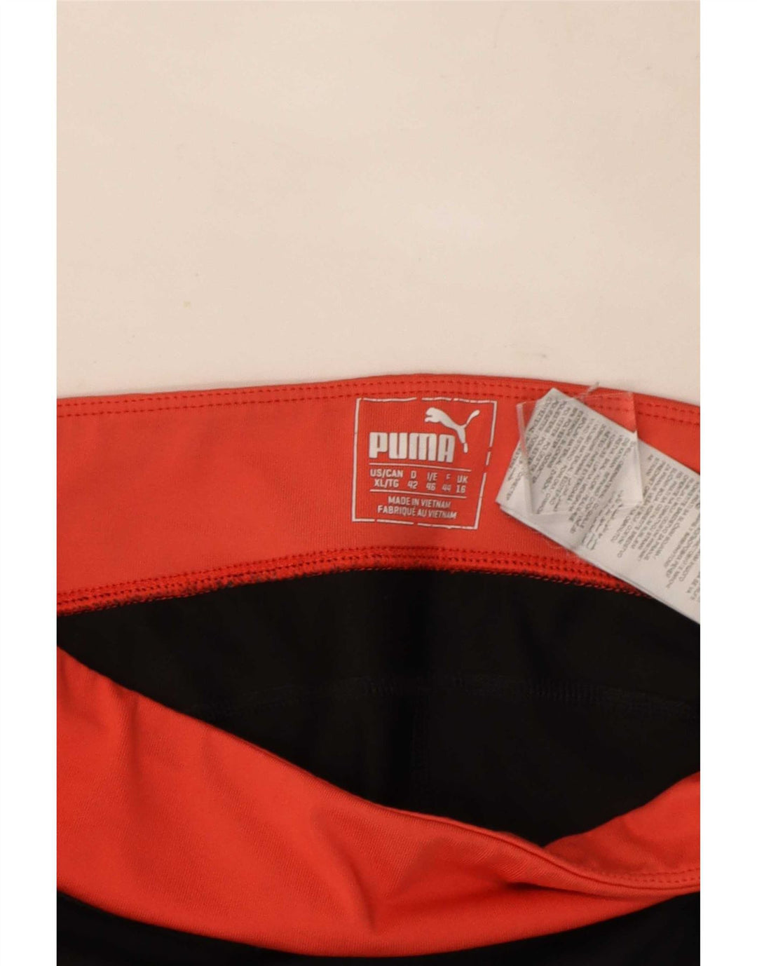 Puma Legging Capri Femme UK 46 Large Noir Colorblock Polyester