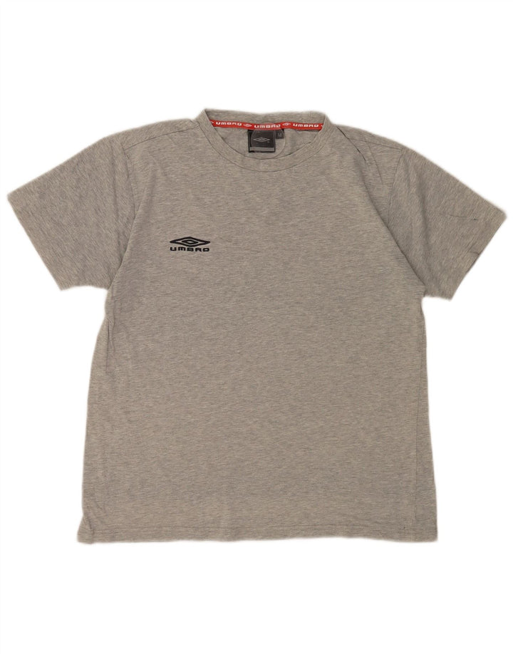 Umbro T-Shirt Homme Gris Moyen Moucheté Coton