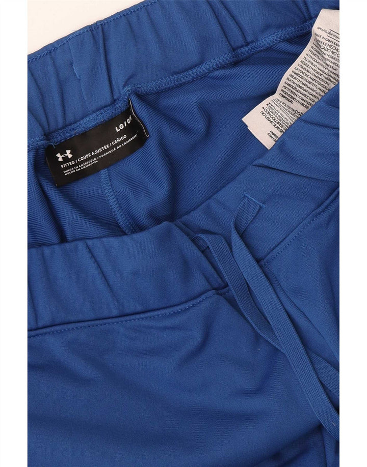 Under Armour Pantalon de Survêtement Homme Large Bleu Colorblock Polyester