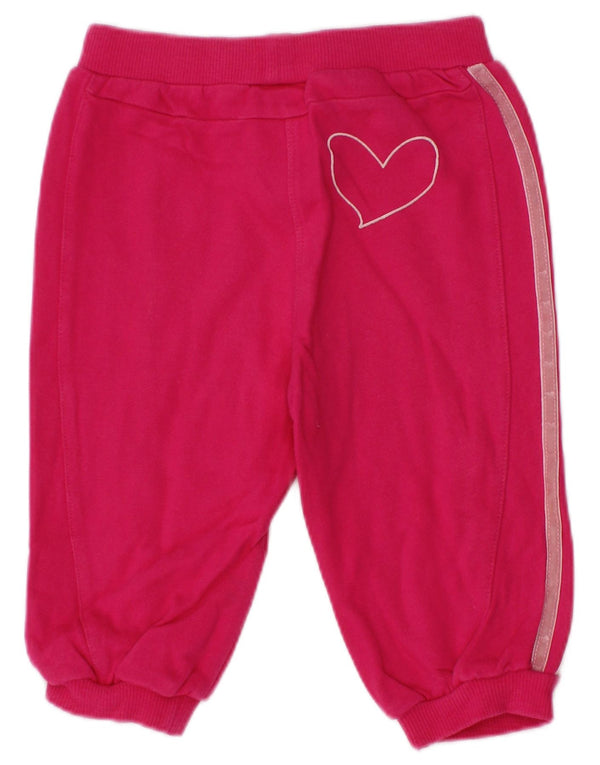 Adidas Pantalon de survêtement de jogging pour bébé fille 3-6 mois en coton rose