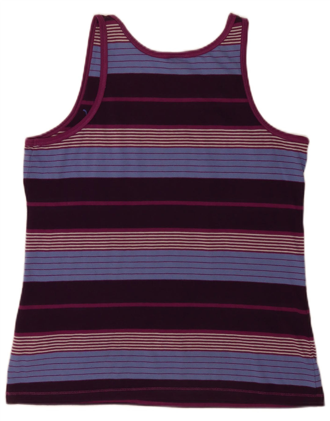 Puma Débardeur Femme UK 46 Large Multicolore Rayé Polyester Sports