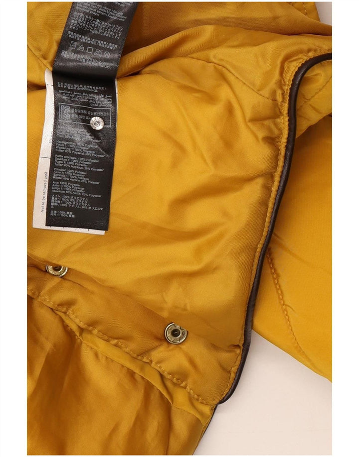 Joules Veste matelassée à capuche pour femme UK 18 XL Jaune Polyester