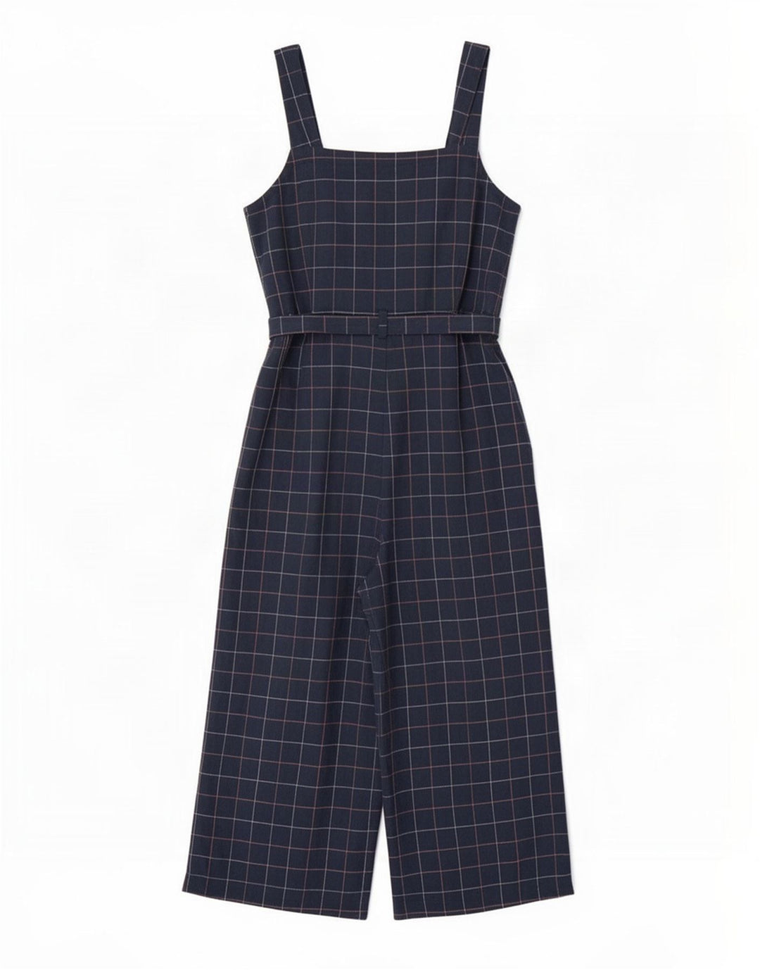 Seasalt Cornwall Petite combinaison pour femme UK 12 en coton à carreaux bleu marine moyen