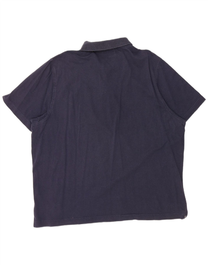 LACOSTE Polo Homme Taille 8 3XL Bleu Marine Coton