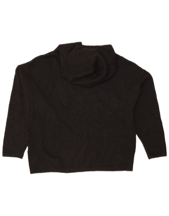 JACK WILLS Pull à capuche pour femme UK 8 Small Noir Polyester