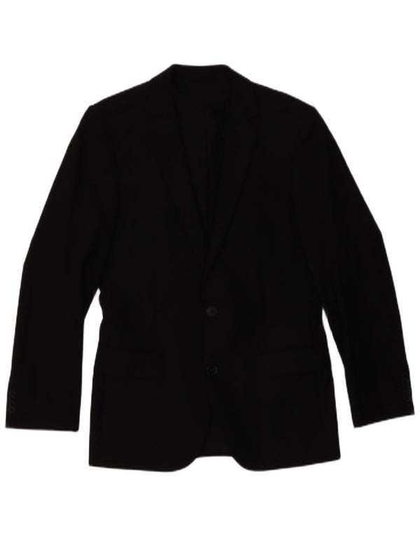 Hugo Boss Veste blazer à 2 boutons pour homme UK 44 XS Laine noire