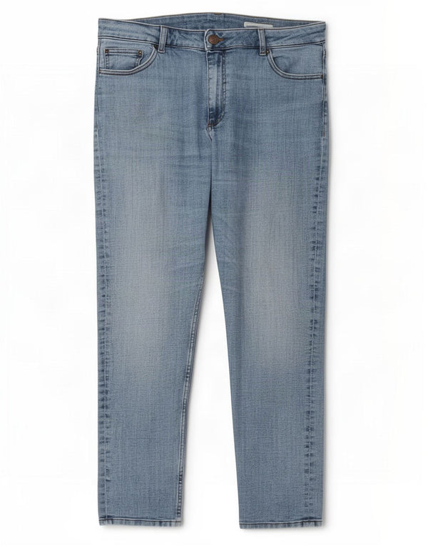 Marks & Spencer Jean slim coupe décontractée pour femme UK 16 Large W34 L27 Bleu