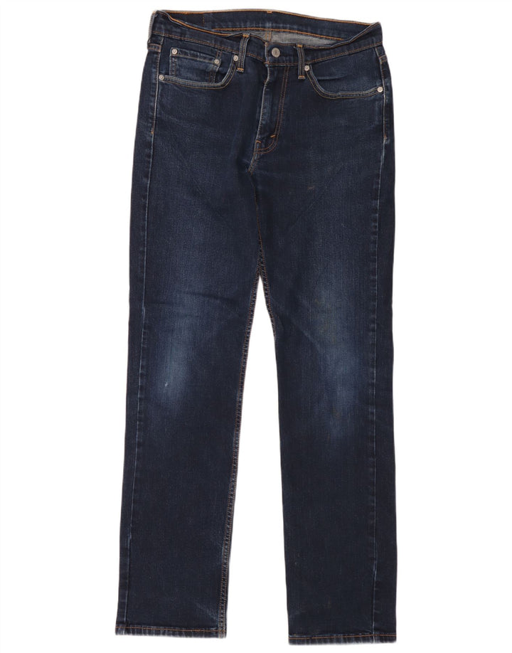 Levi's Jean 514 Straight Homme Bleu Marine W32 L34 Coton