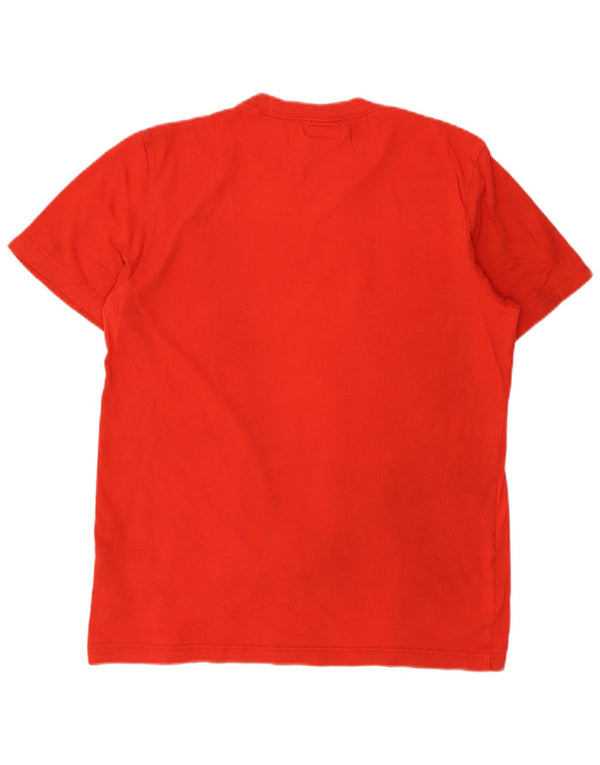 Adidas T-Shirt Graphique Homme Rouge Moyen Coton