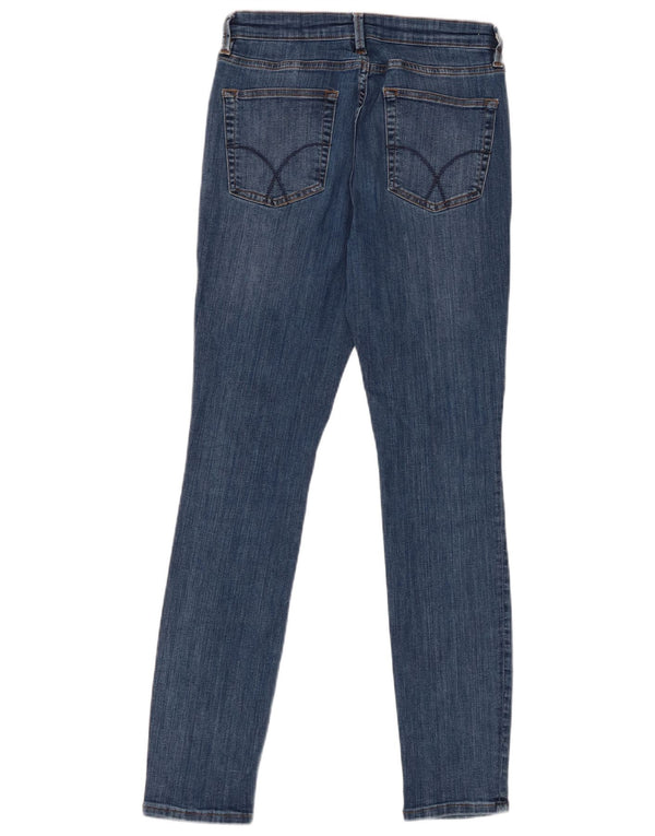 Crew Clothing Jean skinny pour femme UK 12 Medium W30 L29 Bleu Coton