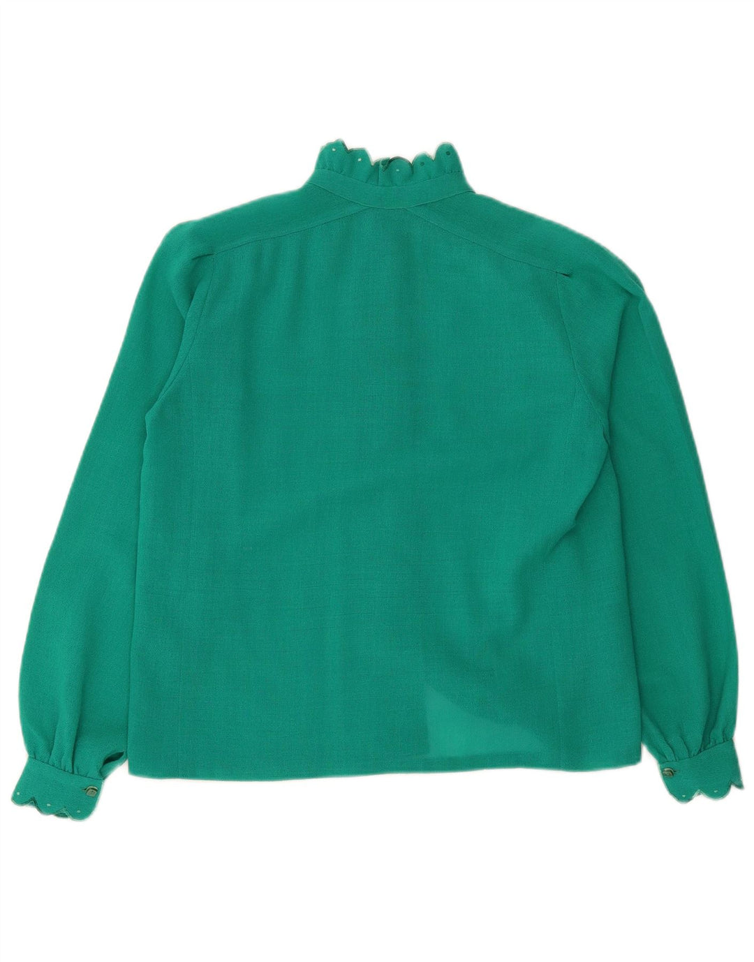 Chemisier chemise femme vintage UK 16 Grand Turquoise