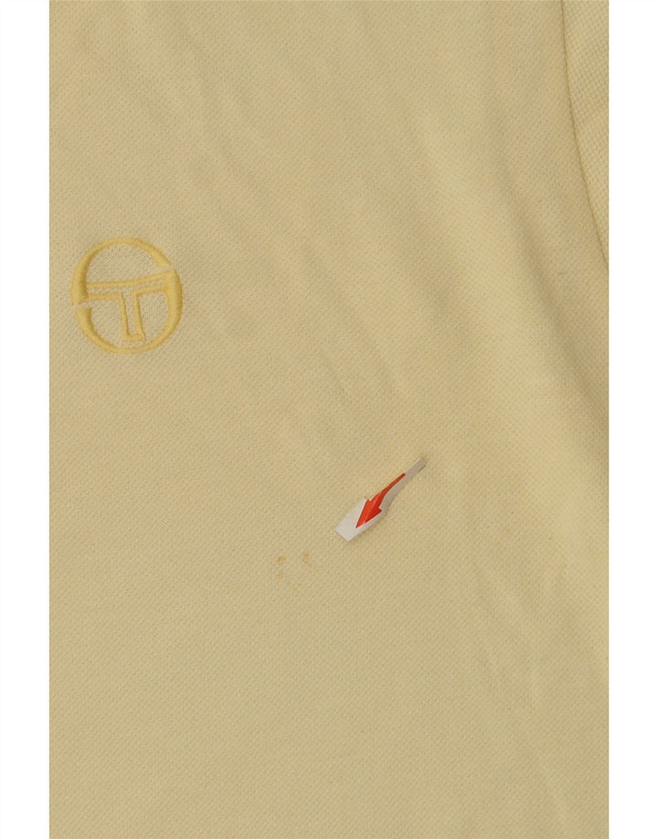 Sergio Tacchini Polo Homme IT 50 Coton Jaune Moyen
