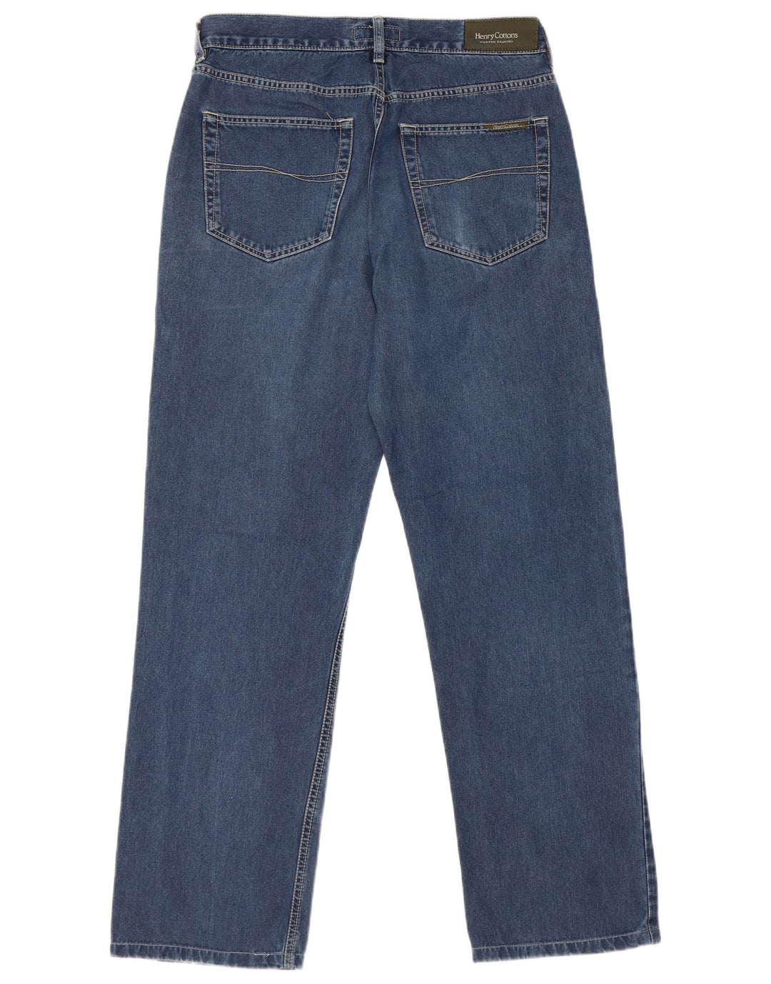 Henry Cottons Jean droit homme W32 L30 bleu coton