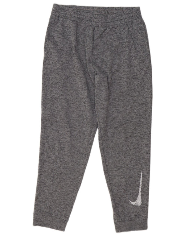 Nike Pantalon de survêtement graphique Therma-Fit Graphic pour garçon 13-14 ans XL Gris