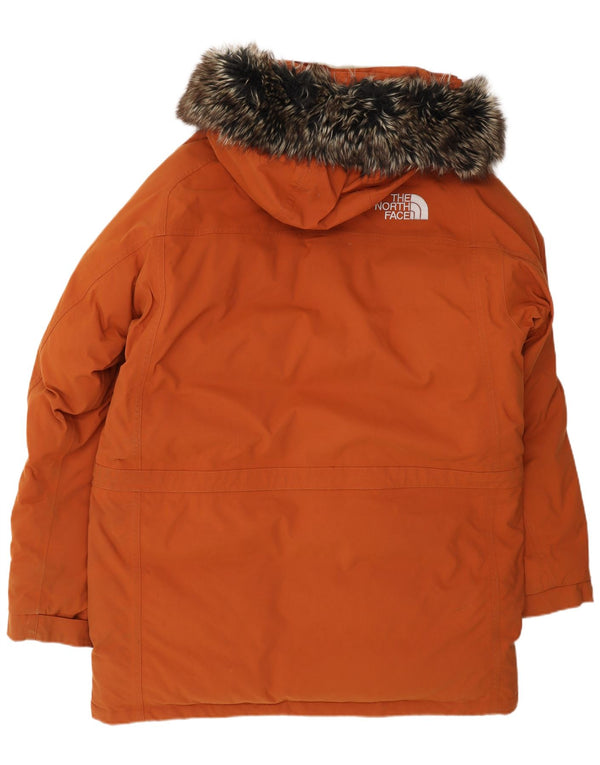 The North Face Parka à capuche pour homme UK 38 Medium Orange Nylon