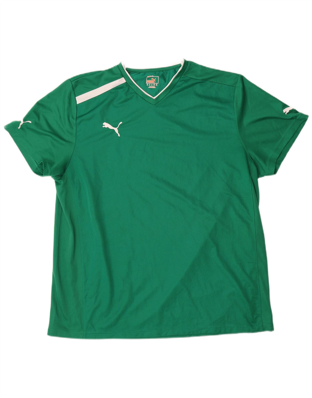 Puma T-Shirt Homme Top 2XL Vert Colorblock