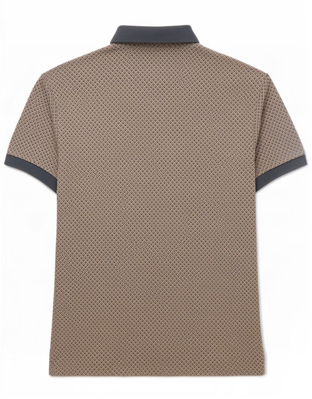 Barbour Polo Homme Grand Gris Géométrique Coton