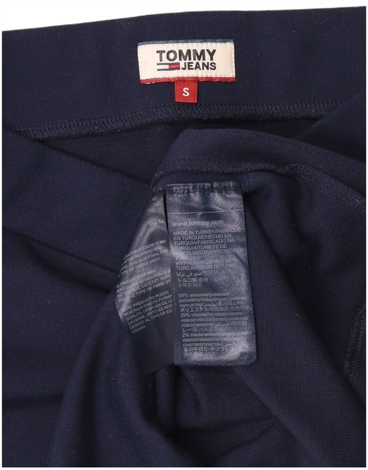 Tommy Hilfiger Jupe crayon femme Small W26 bleu marine rayé polyester