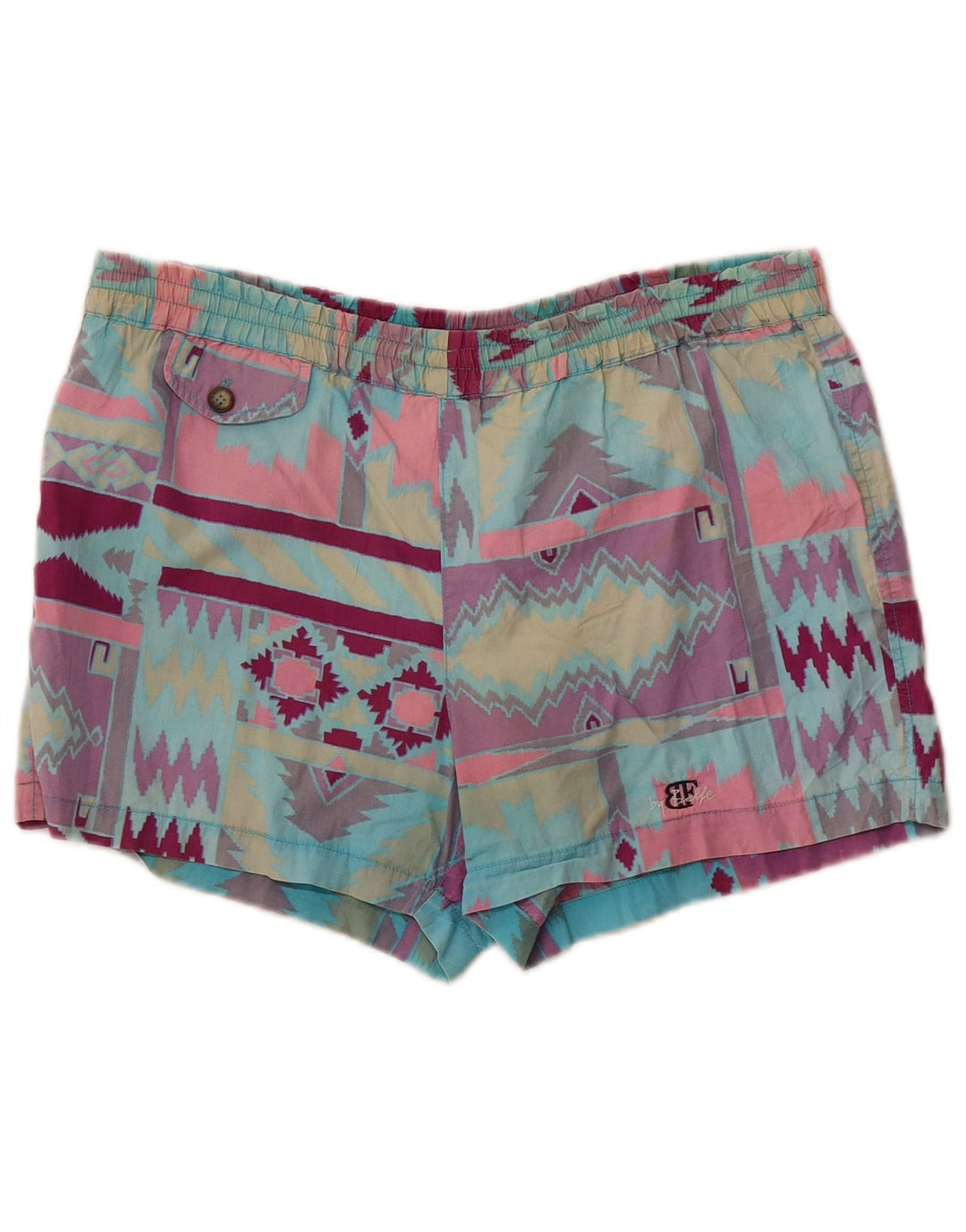 Belfe Homme Grand Coton Géométrique Multicolore