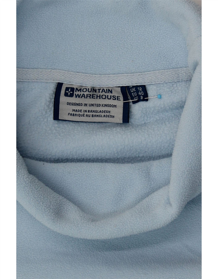 Mountain Warehouse Pull polaire à col roulé pour femme Bleu moyen UK 12