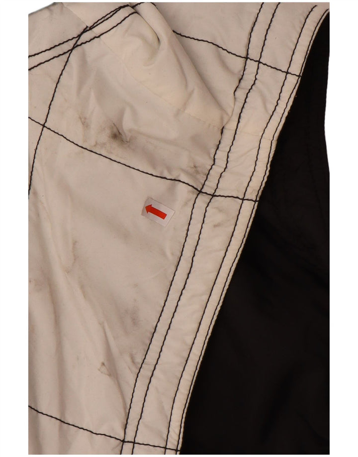 KILLTEC Gilet rembourré coupe ample pour homme UK 40 Large Blanc Colorblock