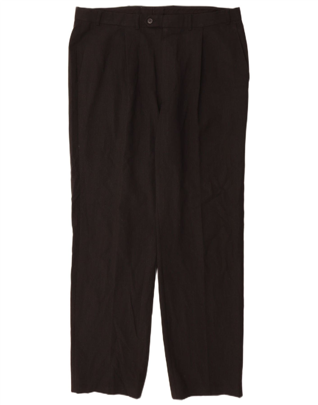 Marks & Spencer Pantalon de costume pour homme W36 L32 Noir Polyester