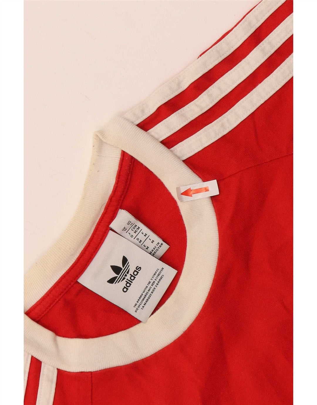 Adidas T-Shirt Homme Top Rouge Moyen Coton