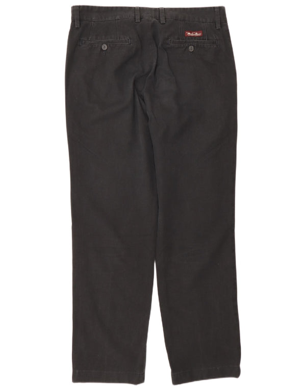 Marlboro Classics Pantalon chino droit pour homme EU 50 Large W36 L30 Noir