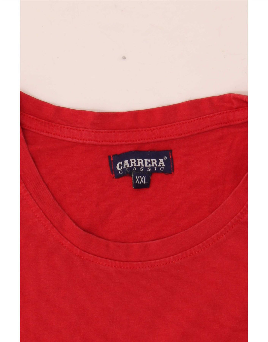 Carrera T-Shirt Graphique Homme Top 2XL Rouge Coton