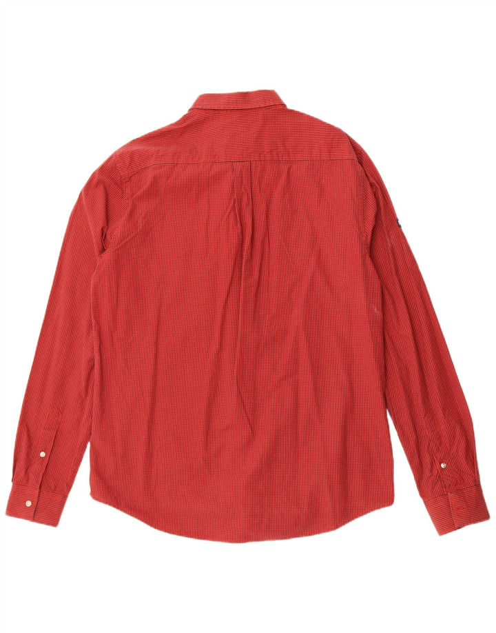 Superdry Chemise Regular Fit XL Rouge Vichy Coton Homme