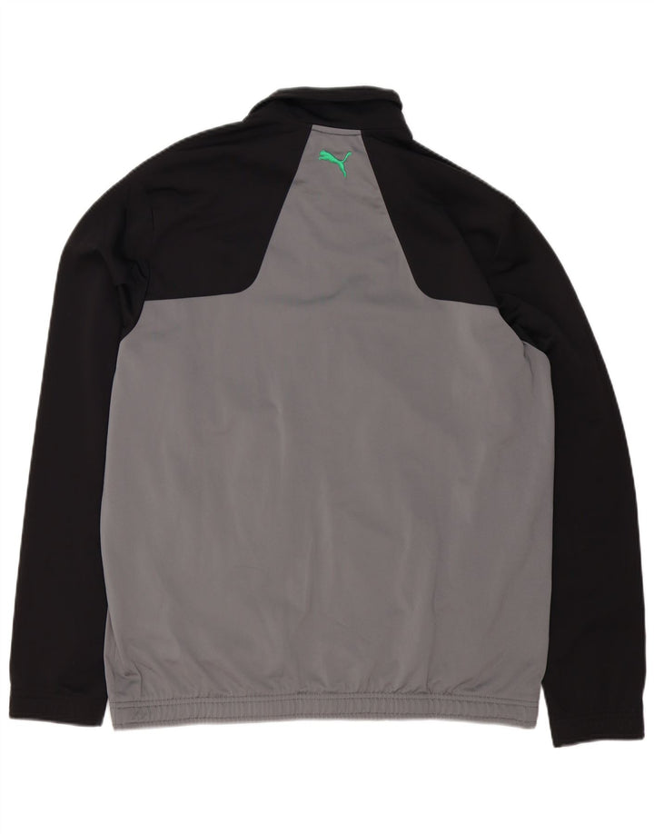 Puma Veste de Survêtement Graphic Loose Fit Homme Gris Small Colorblock