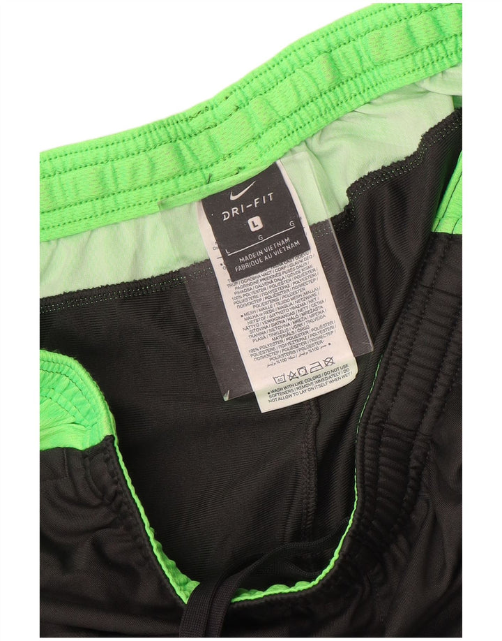 Nike Pantalon de survêtement Dri Fit pour homme en polyester color block Taille L