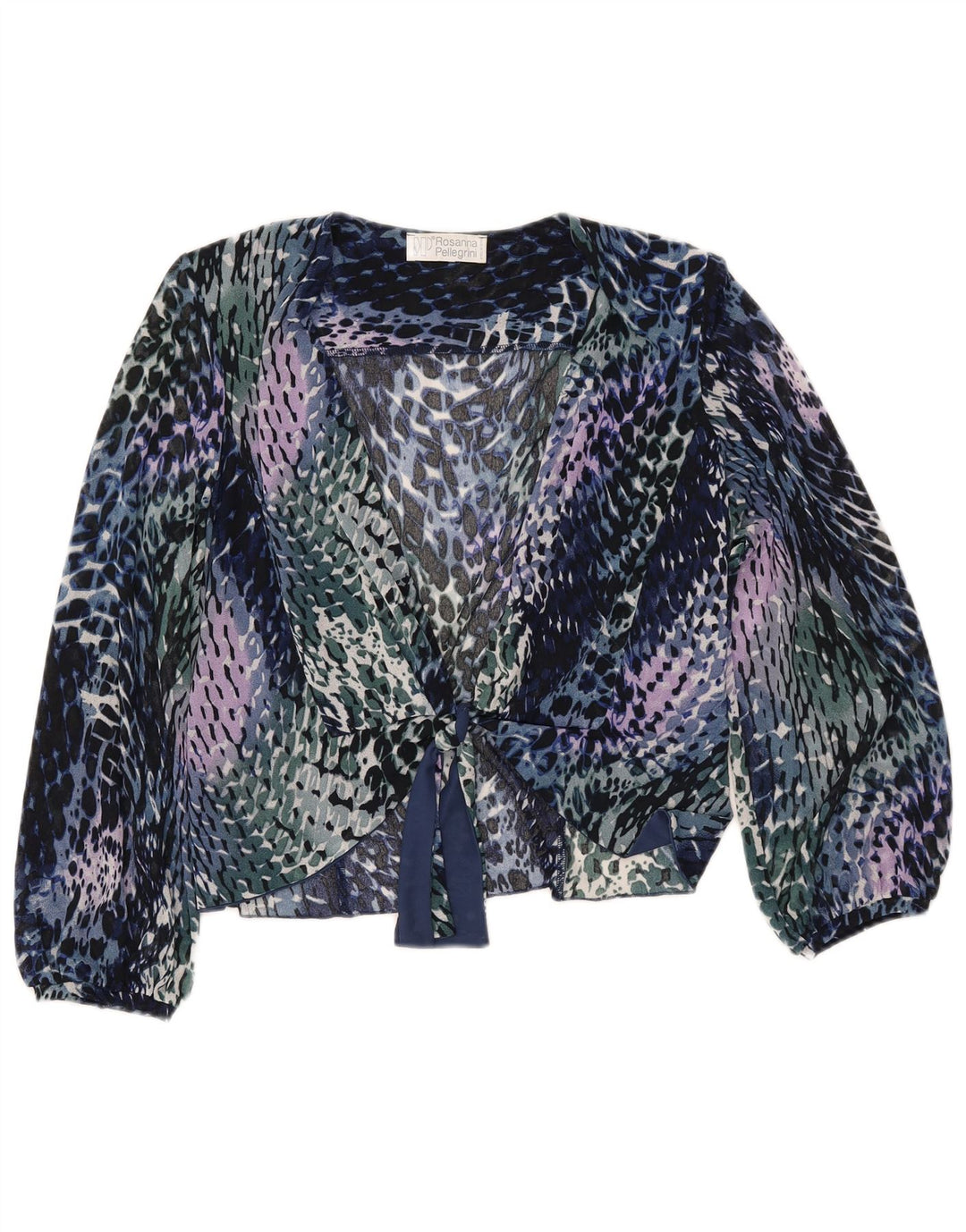 ROSANNA PELLEGRINI Chemisier Femme UK 14 Moyen Multicolore