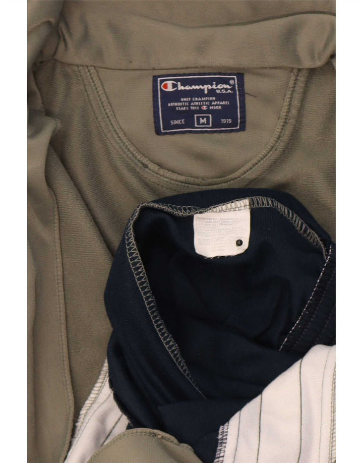 Champion Veste de Survêtement Homme Bleu Marine Moyen Polyester Colorblock