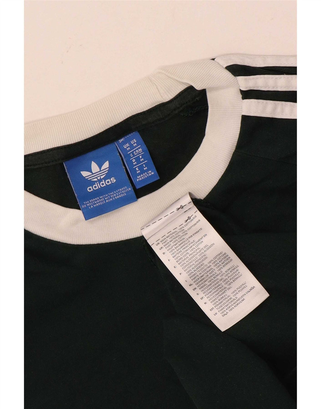 Adidas T-Shirt Graphique Homme Vert Moyen Coton
