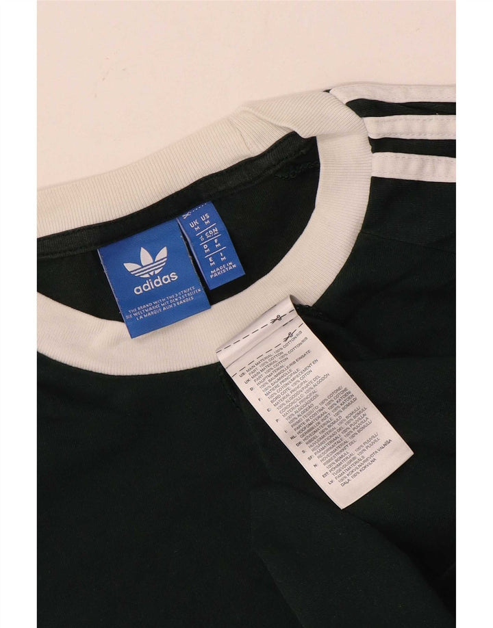 Adidas T-Shirt Graphique Homme Vert Moyen Coton
