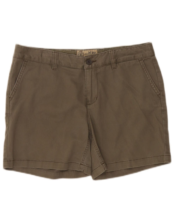 Fat Face Short Chino Femme UK 12 Moyen W34 Coton Kaki