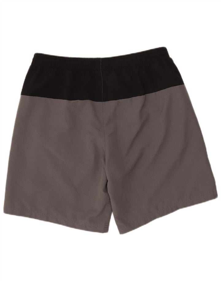 Adidas Short de sport pour homme Large Gris Colorblock Polyester