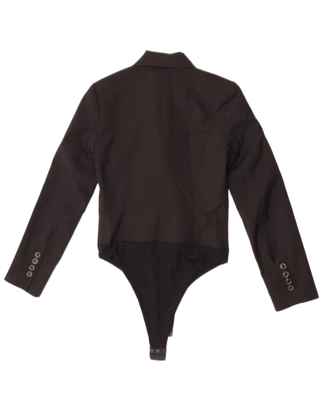 Zara Body Femme UK 10 Petit Noir Colorblock Polyester
