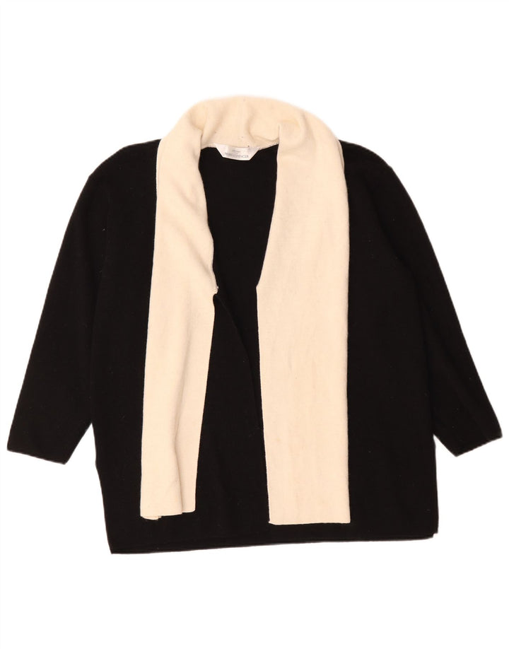 Marks & Spencer Pull cardigan surdimensionné pour femme UK 12 Noir moyen
