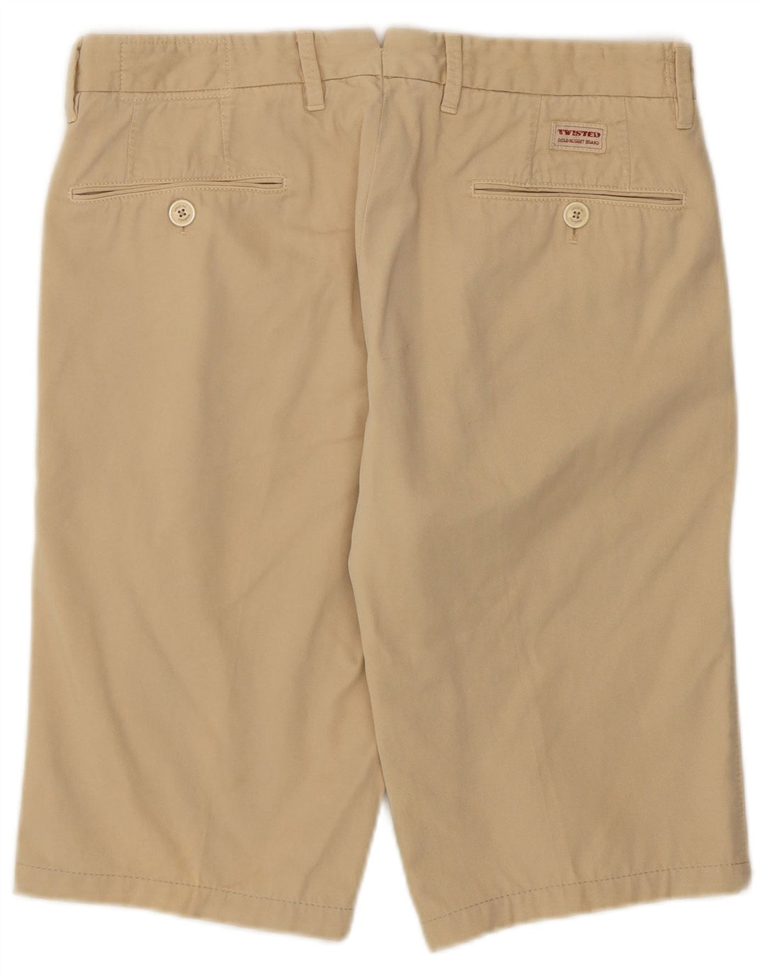 TWISTED TAILOR Short Chino Homme IT 46 Petit W30 Coton Beige