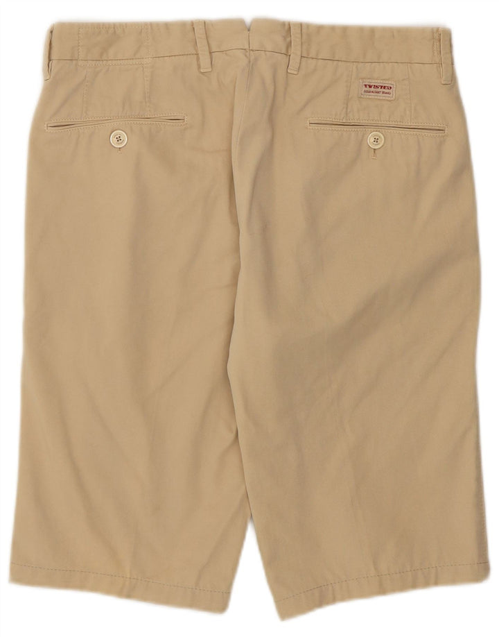 TWISTED TAILOR Short Chino Homme IT 46 Petit W30 Coton Beige