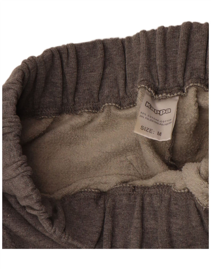 Kappa Pantalon de survêtement pour femme UK 12 Gris moyen Coton