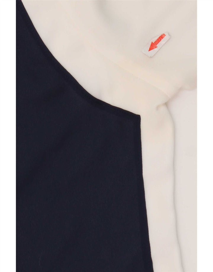 Tommy Hilfiger Chemisier pour femme US 6 Medium Blanc Colorblock
