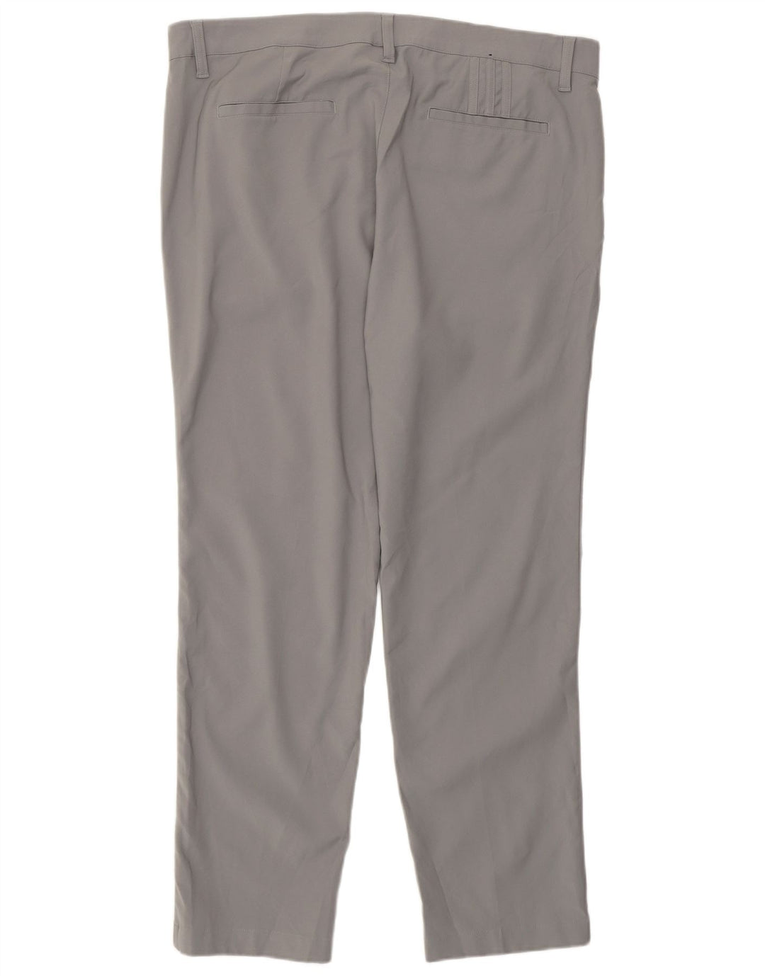 Adidas Pantalon Chino Slim Homme W36 L30 Gris Polyester