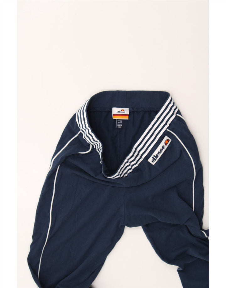 ELLESSE Womens Leggings UK 10 Small Navy Blue Cotton Vintage Ellesse and Second-Hand Ellesse from Messina Hembry 